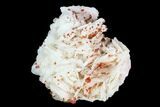 Ruby Red Vanadinite Crystals on Barite - Morocco #100693-1